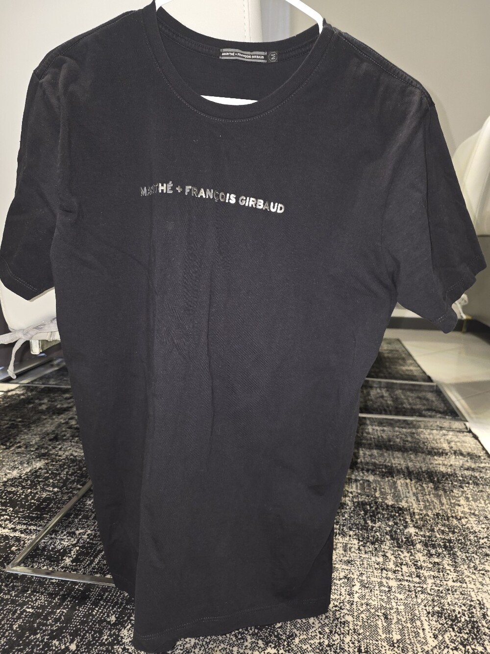 Black T-Shirt with Subtle Logo - François Girbaud